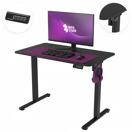 Spacetronik Elektrinis stalas Moris SPE-O111BB 120×60 cm
