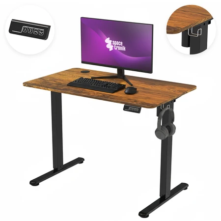 Spacetronik Elektrinis stalas Moris SPE-O111BR 120×60 cm