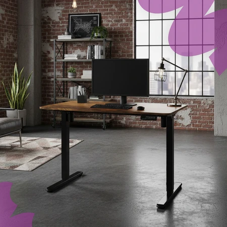 Spacetronik Elektrinis stalas Moris SPE-O111BR 120×60 cm