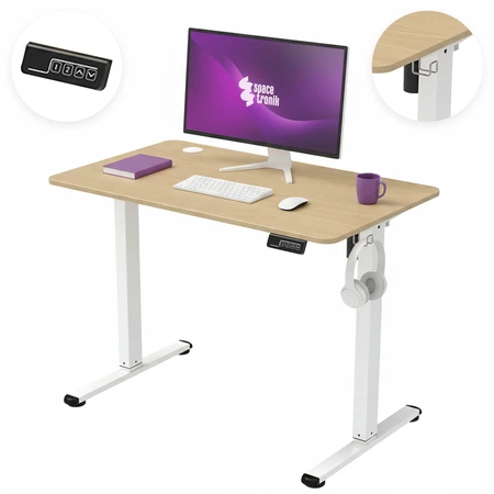 Spacetronik Elektrinis stalas Moris SPE-O111WL 120×60 cm