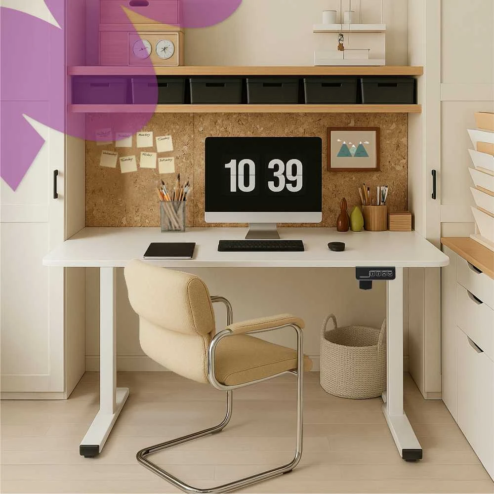 Spacetronik Elektrinis stalas Moris SPE-O111WL 120×60 cm