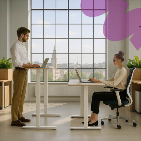 Spacetronik Elektrinis stalas Moris SPE-O111BR 080×60 cm