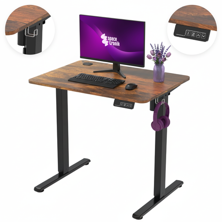 Spacetronik Elektrinis stalas Moris SPE-O111BR 080×60 cm