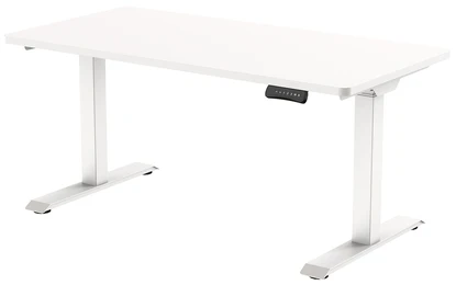 Elektrinis rašomasis stalas Spacetronik Moris QuickLock 224WW, 140 × 70 cm, baltas