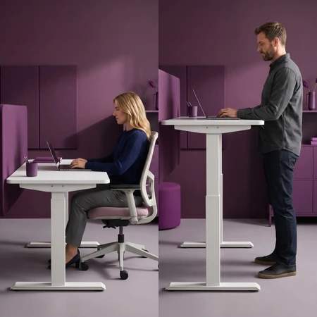 Spacetronik Elektrinis rašomasis stalas SPEO224WW 120x60 QuickLock