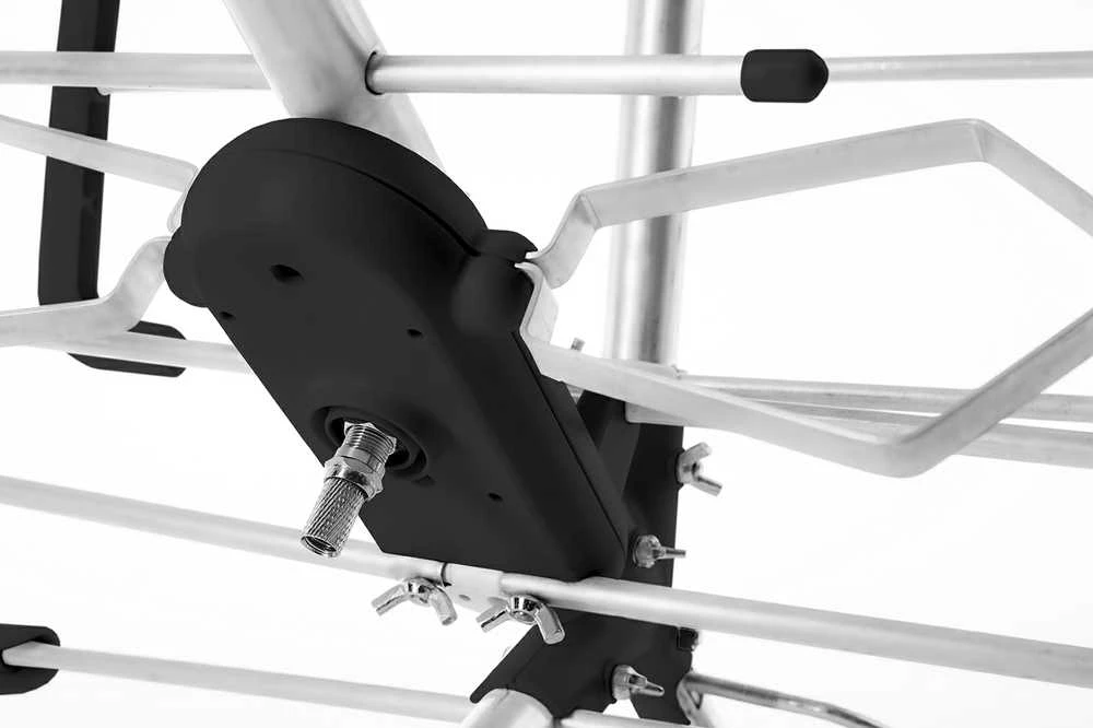 Spacetronik EOS Combo Juodas DVB-T2 antena Aktyvi