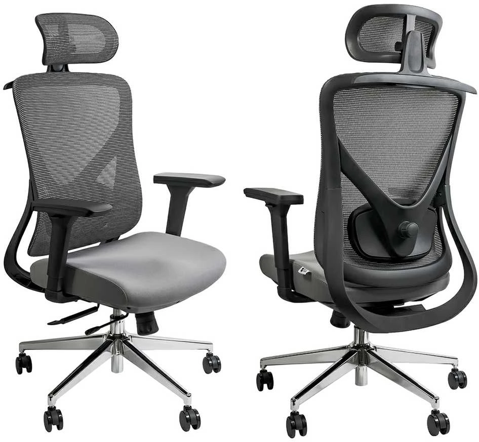 Spacetronik Ergonomiška ELSA juoda besisukanti biuro kėdė