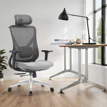 Spacetronik Ergonomiška ELSA juoda besisukanti biuro kėdė