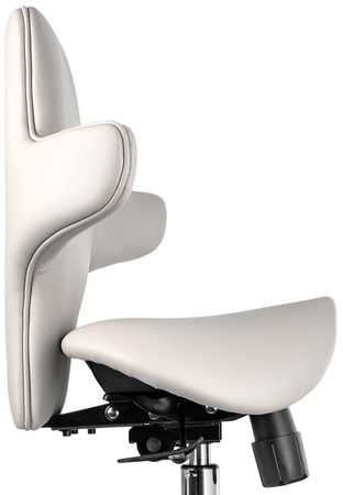 Spacetronik Ergonominis reguliuojamas hokeris SELLA 4 baltas SPC-SE