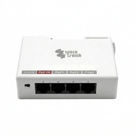 Spacetronik Ethernet PoE prailgintuvas 3x SP-EPOEG32