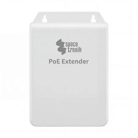 Spacetronik Ethernet PoE prailgintuvas atsparus vandeniui 4x SP-EPOEGW42