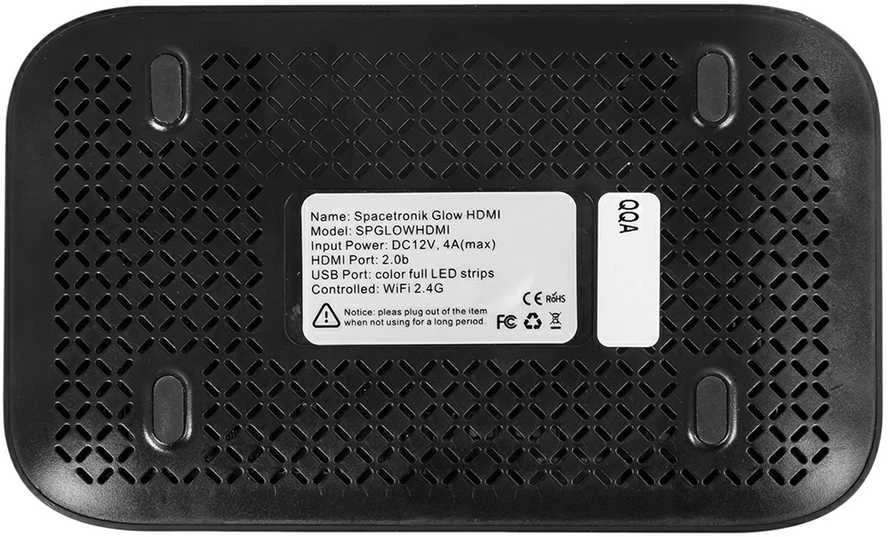 Spacetronik Glow HDMI spalvų valdiklis su 4M LED