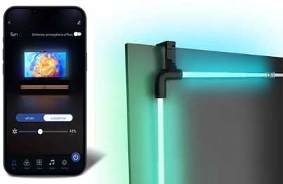 TV apšvietimas Spacetronik Glow Three 75 coliai 75