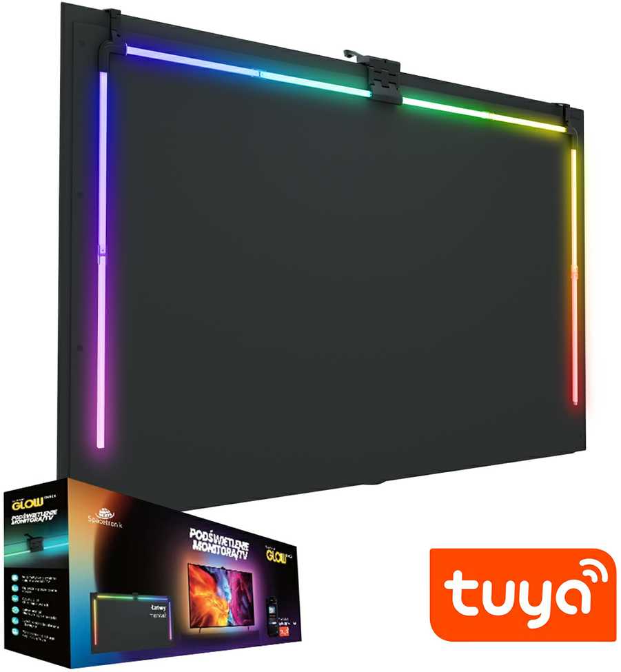 TV apšvietimas Spacetronik Glow Three 75 coliai 75