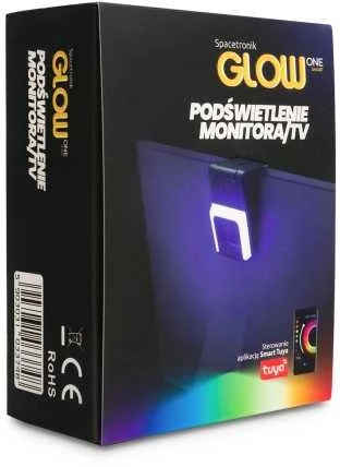 Spacetronik Glow1 išmanusis monitoriaus/televizoriaus apšvietimas
