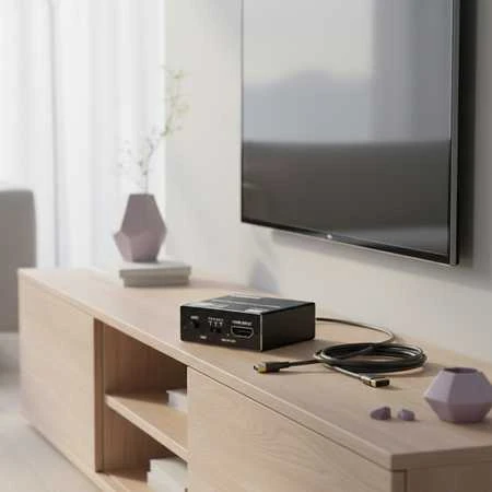 Spacetronik HDMI-HDMI + garso ištraukiklis SPDIF ARC SPH-AE06