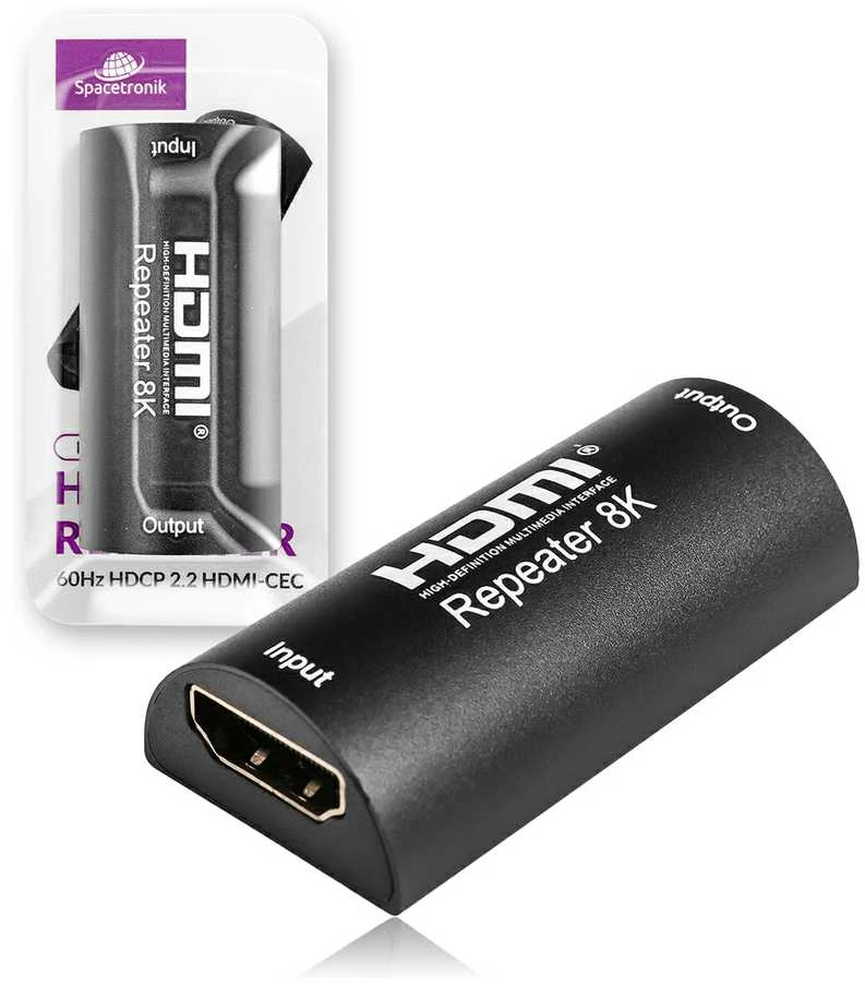 Spacetronik HDMI kartotuvo stiprintuvas 8K@60Hz CEC HDRE03