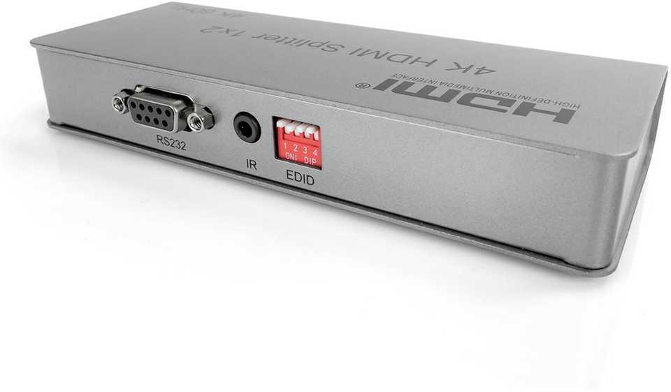 Spacetronik HDMI skirstytuvas 1x2 SPH-RS102_V46 4K 60 Hz CEC