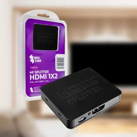 Spacetronik HDSP2-M mini HDMI 1/2 skirstytuvas