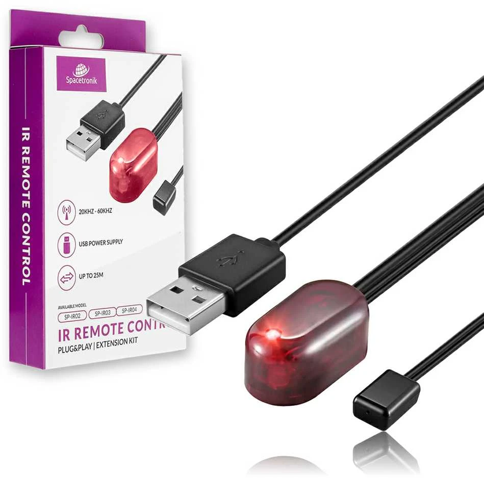 Spacetronik IR Extender spintelės nuotolinio valdymo relė SP-IR02