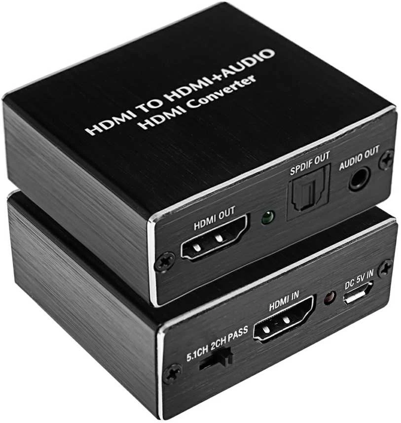 Spacetronik Ištraukiklis HDMI-HDMI + garso SPDIF/Jack3.5 SPH-AE02