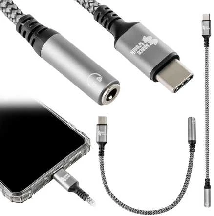 Spacetronik Kabelio USB-C DAC adapteris su 3,5 mm SPU-A27 lizdu