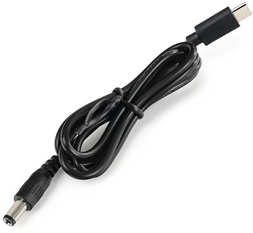 Spacetronik Kabelis adapter zasilania USB-C na DC 2.1/5.5 100cm