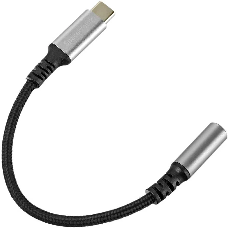 USB-C į 3.5 mm garso adapteris su pintas laidu