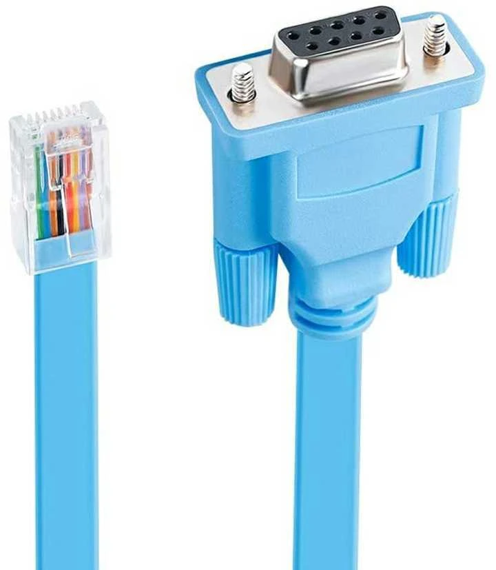 Spacetronik konsolinis kabelis su RJ45 ir DB9 jungtimis