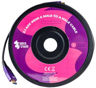 Spacetronik optinis kabelis UHS AOC HDMI 2.1 SH-OX200 20 m