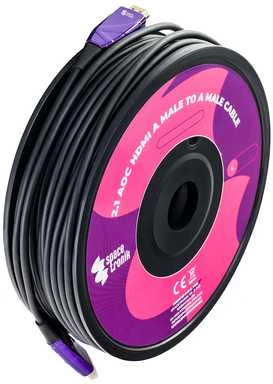 Spacetronik HDMI 2.1 optinis kabelis ant ritės