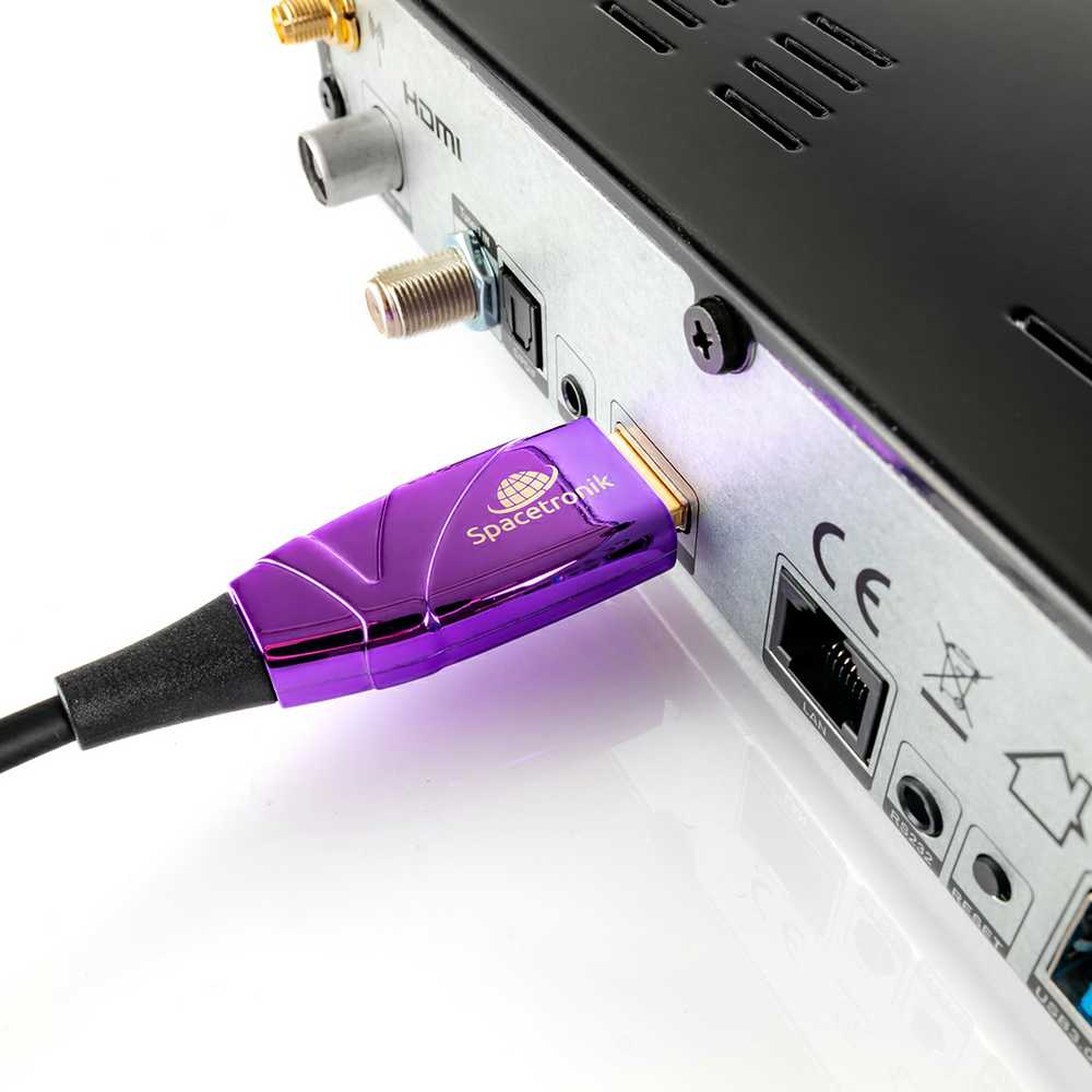 Spacetronik optinis kabelis UHS AOC HDMI 2.1 SH-OX200 20 m