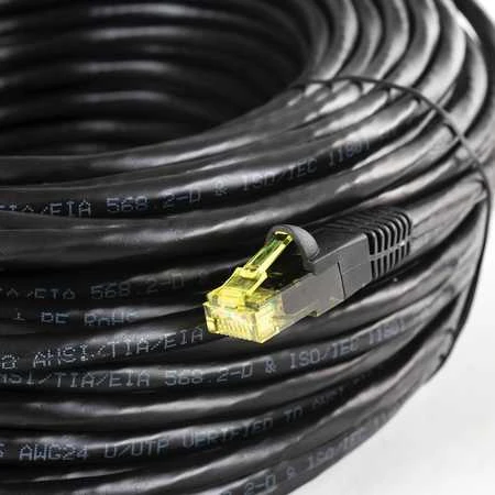 „Spacetronik“ kabelis RJ45 CAT 6 U / UTP AWG24 PE CU Fluke PoE 10m