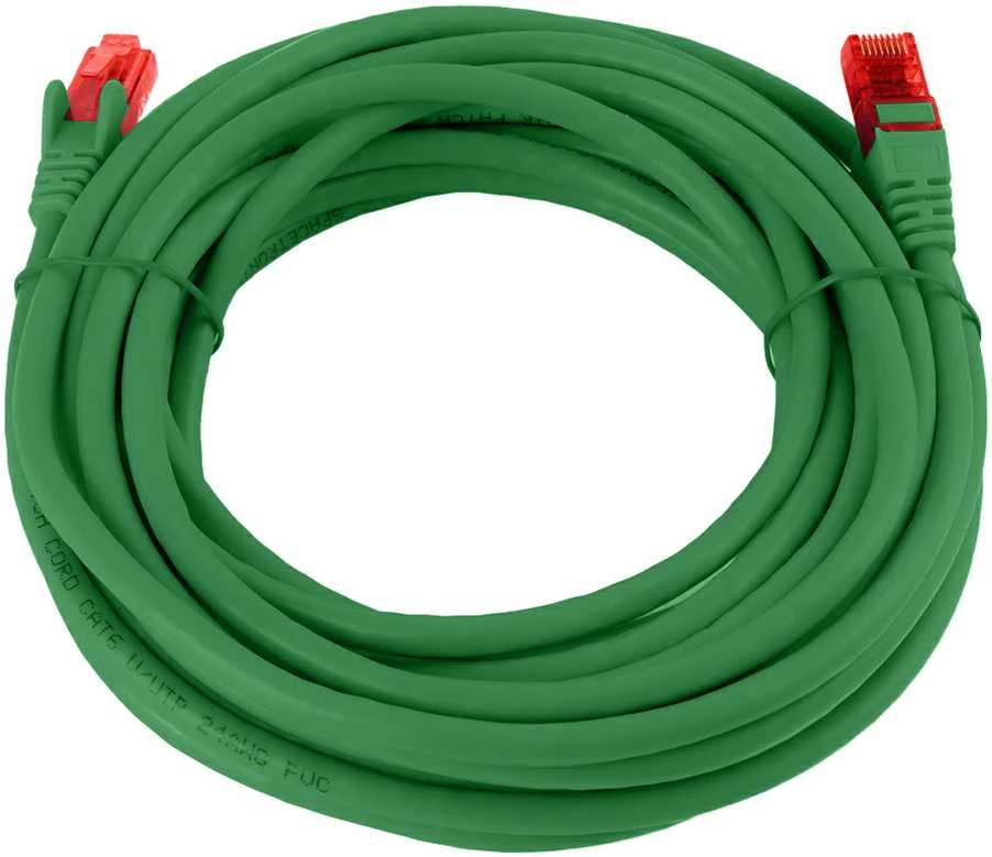 Spacetronik Kabelis RJ45 CAT 6 U/UTP AWG24 žalia 7.5m
