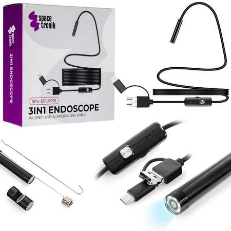 Spacetronik Kameros endoskopas ant USB 3w1 IP67 7mm SPU-E01 1m