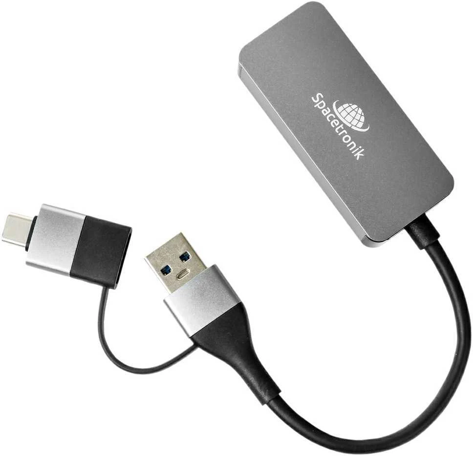 Spacetronik Karta LAN 2.5Gbps adapter USB-C USB 3.0 na RJ45