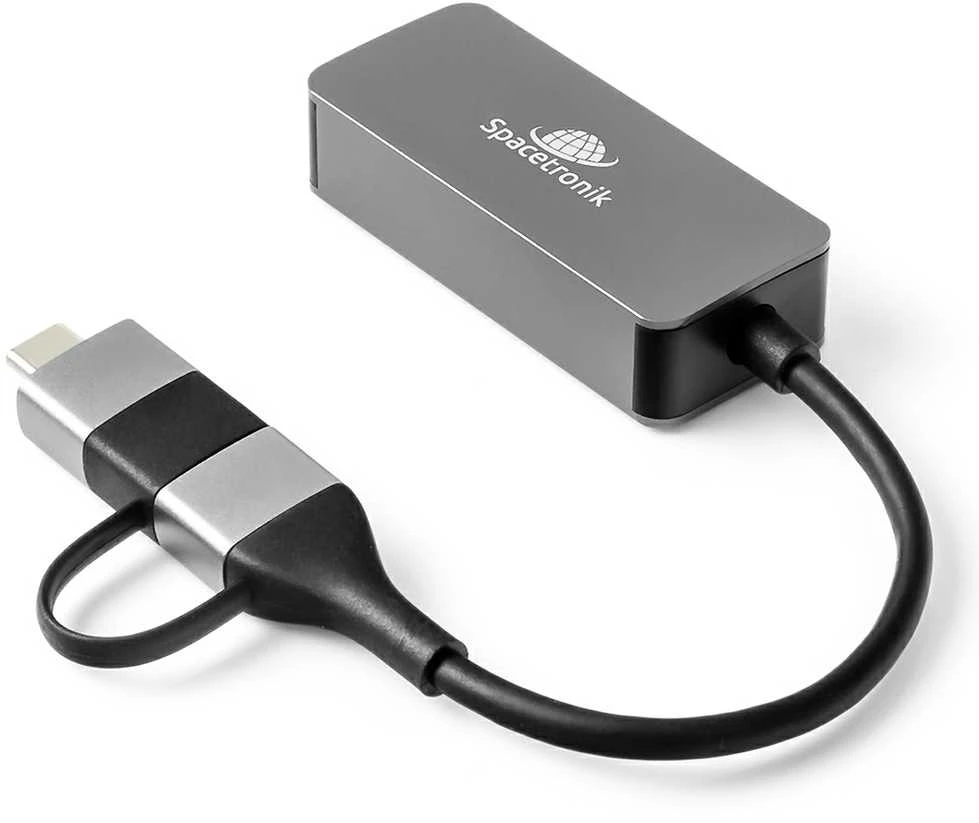 Spacetronik Karta LAN 2.5Gbps adapter USB-C USB 3.0 na RJ45