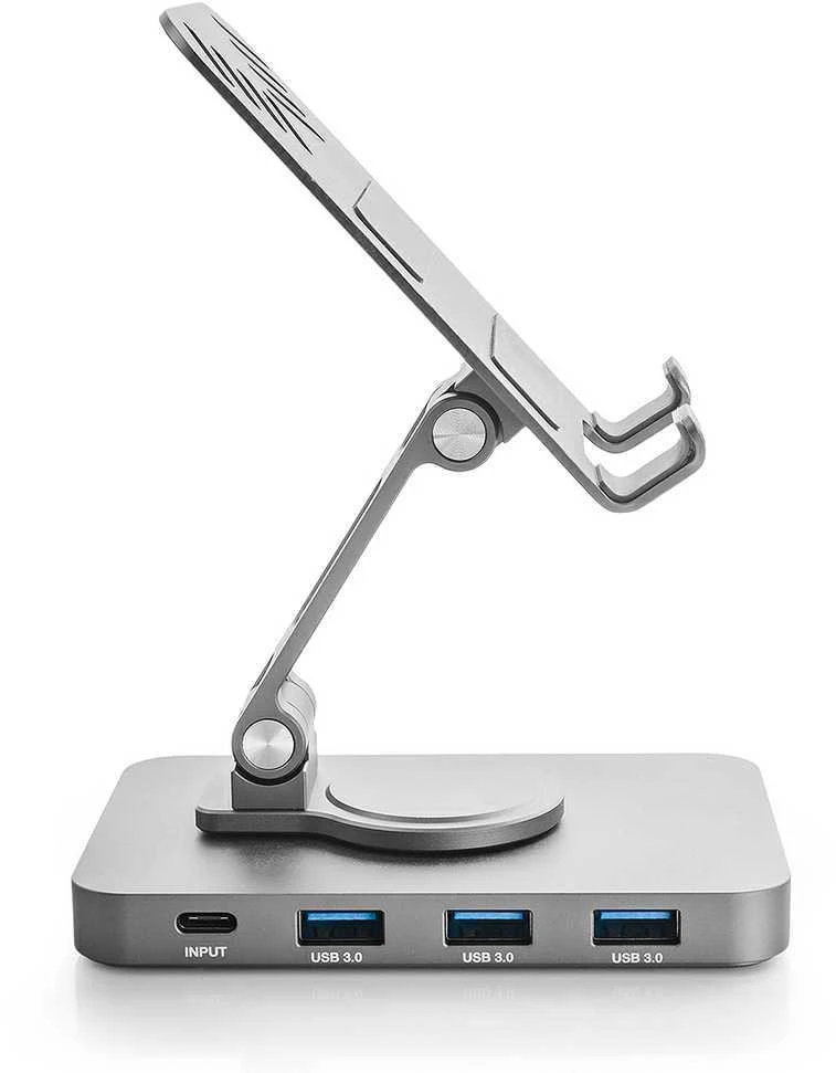 Spacetronik Kelių prievadų USB-C 10in1 telefono stovas SPE-PB03