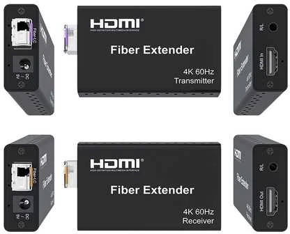 Spacetronik HDMI į šviesolaidį keitiklis SPH-FO12 4K 60Hz