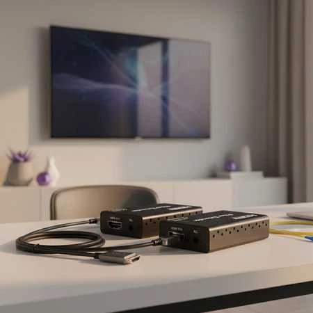 Spacetronik HDMI į šviesolaidį keitiklis SPH-FO12 4K 60Hz
