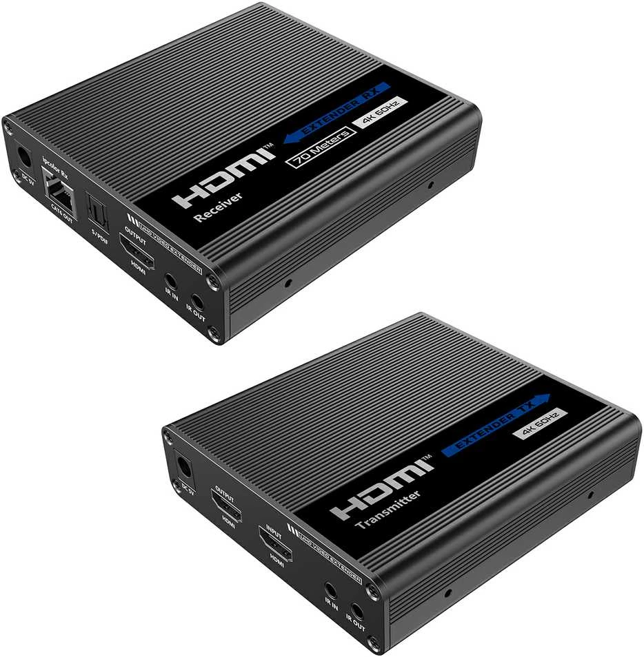 HDMI į LAN keitiklis KASKADA 4K Spacetronik IP SPH-676C - komplektas