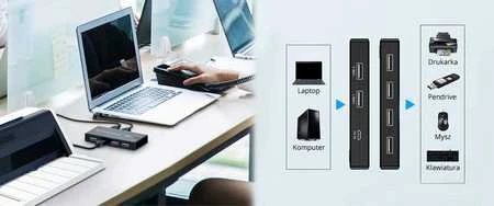 Spacetronik KVM spausdintuvo USB 2/4 jungiklis SPU-KVM02