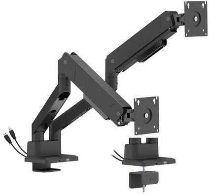 Spacetronik SPAG123 Dviejų monitorių laikiklis su USB prievadais SPAG123