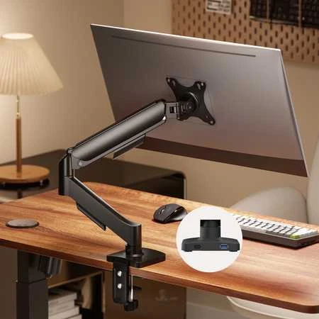 Spacetronik SPAG112 monitoriaus laikiklis su USB prievadais