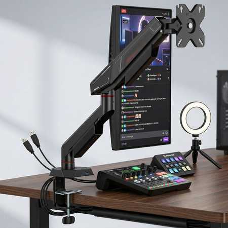 Spacetronik Laikiklis na monitorius SPASS110B su portami USB
