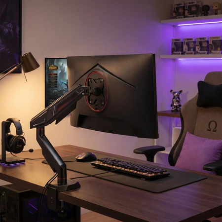 Spacetronik Laikiklis na monitorius SPASS110B su portami USB