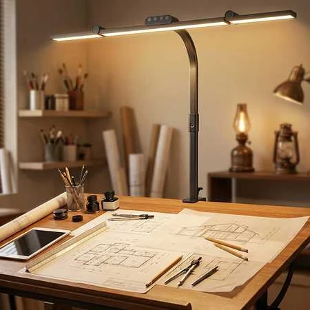 Spacetronik „Glow D9“ LED šešėlių neturintis stalinis šviestuvas