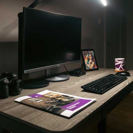 LED braižymo stalinė lempa Spacetronik Glow D4, bešešėlė