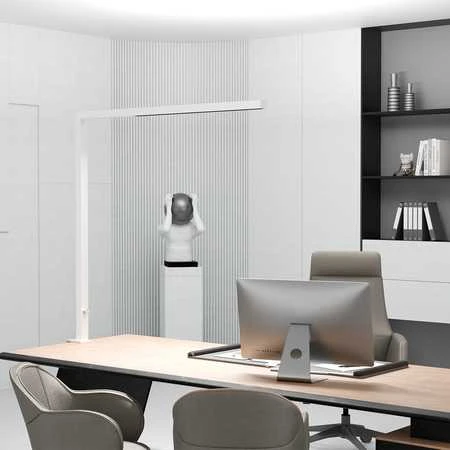 Spacetronik GLOW D22 Pro balta šoninė LED stalinė lempa