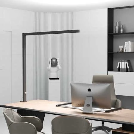 Spacetronik GLOW D22 Pro šoninė LED stalinė lempa, juoda